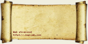 Hana Pavlović vizit kartica